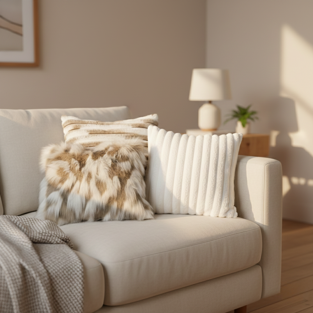 Pillow Cover Set | Faux Fur