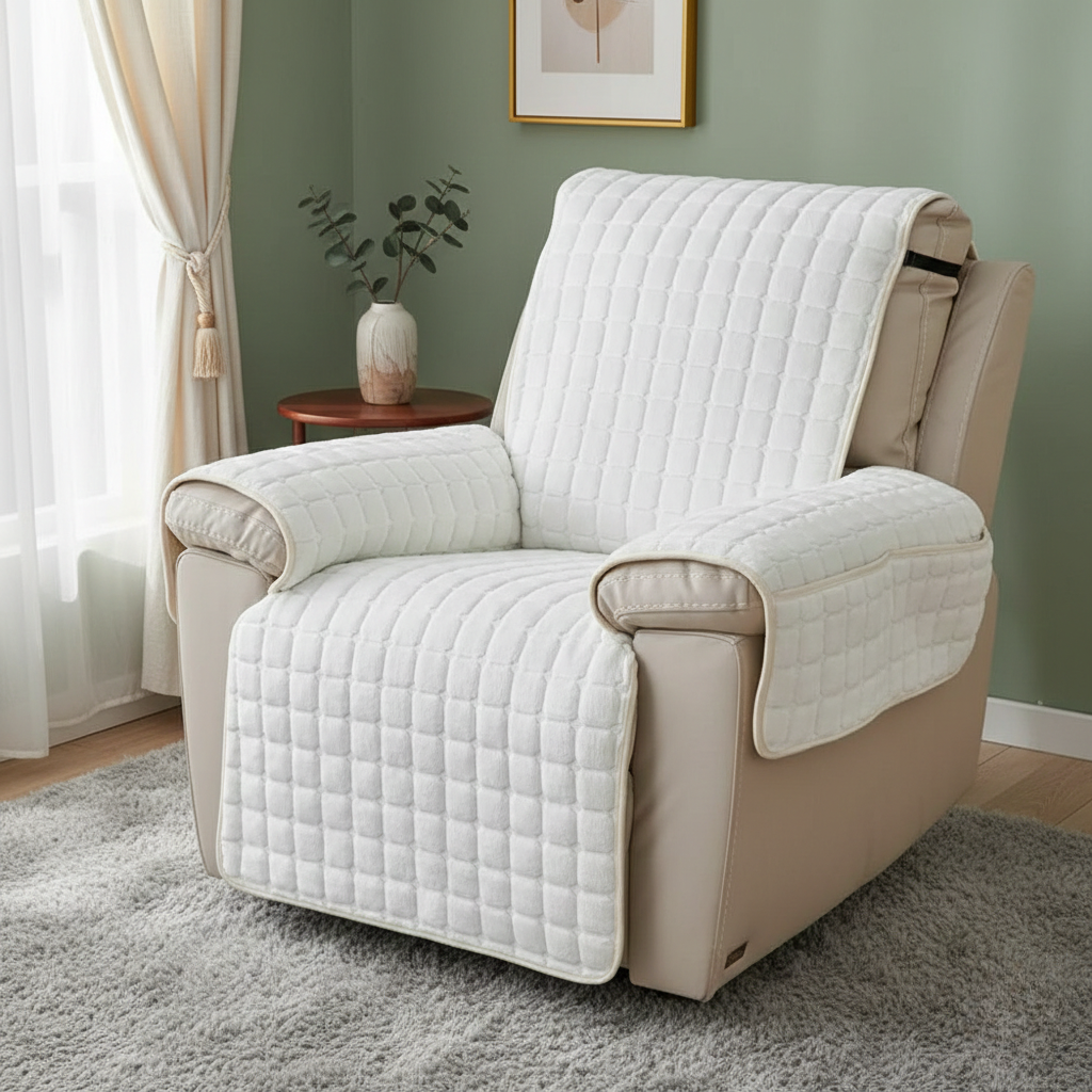 Recliner Cover - Snug Grid