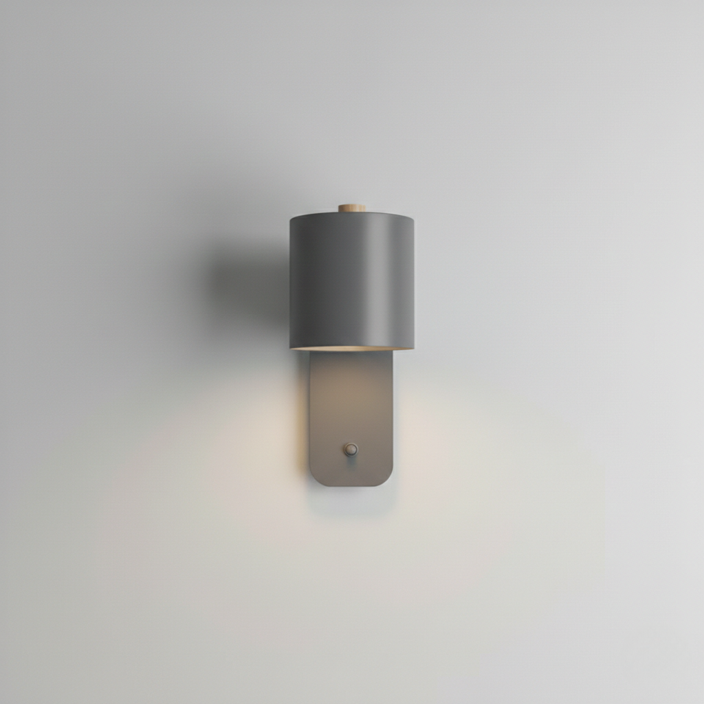 Led Wall Light With Switch - Modern Metal Design for Wall