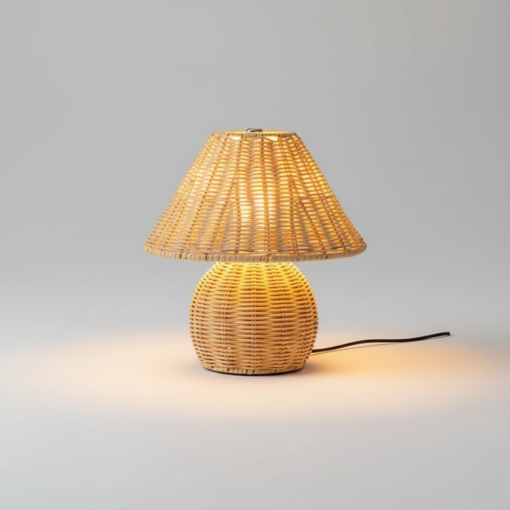 Table Lamp | USB Powered Noya Rattan