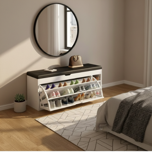 Bench Shoe Rack - Comfort Meets Storage