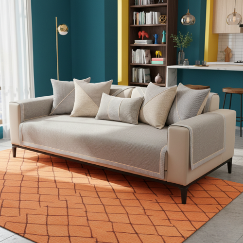 Pure Comfort Sofa Cover - Sleek Anti-Slip Fit