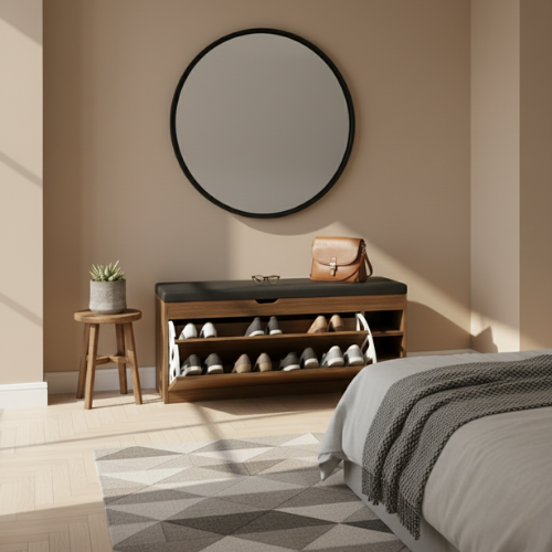 Bench Shoe Rack - Comfort Meets Storage
