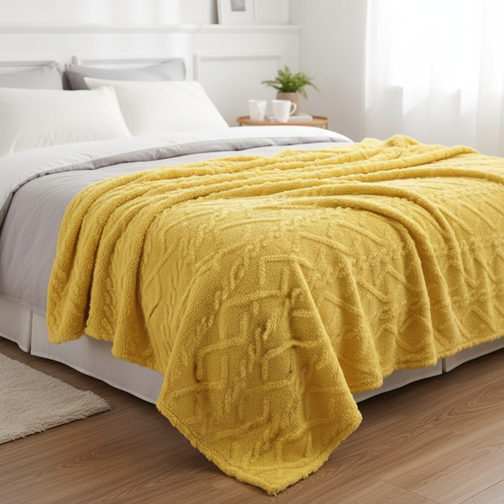Cloud Throw Blanket - Ultra-plush Fibres for Bedroom