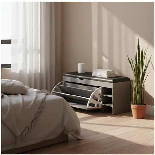 Bench Shoe Rack - Comfort Meets Storage