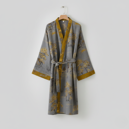 Oriental-Inspired Kimono Robe - Timeless Look