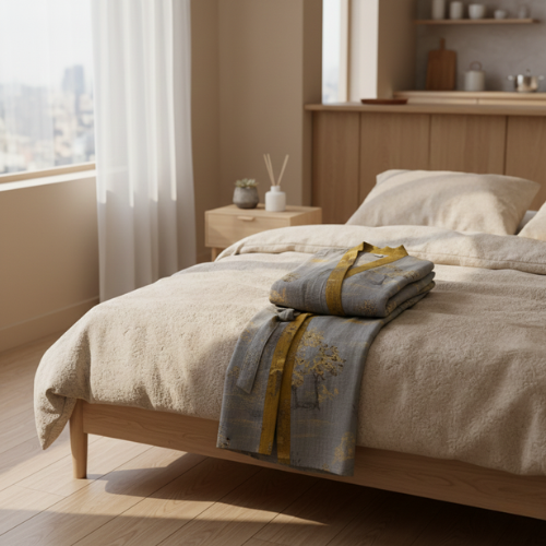 Oriental-Inspired Kimono Robe - Timeless Look