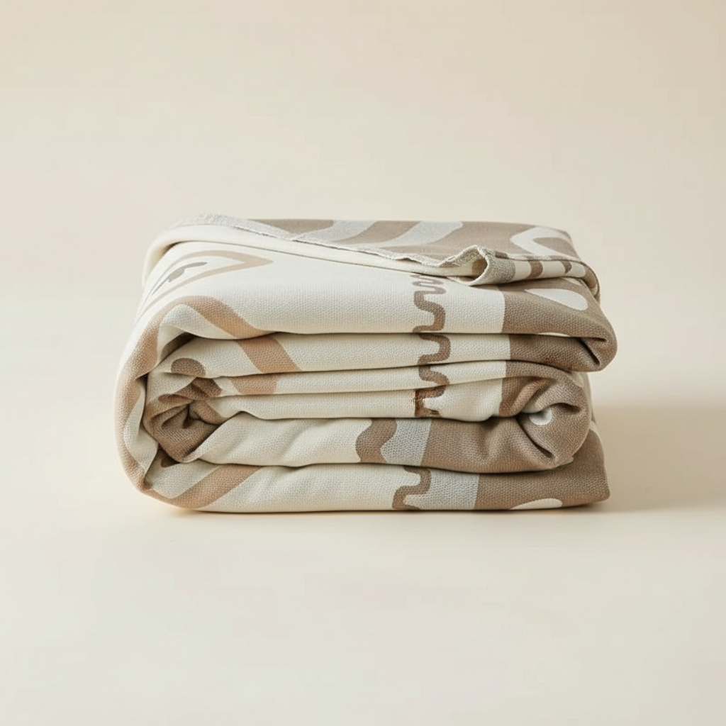 Bohemian Style Sofa Cover - Soft Chenille Reversible for Couch and Living Room