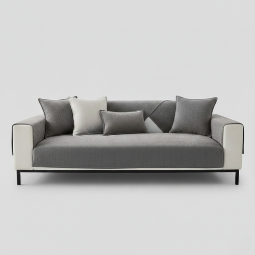 Herringbone Chenille Couch Cover - Stylish Shield for Your Couch