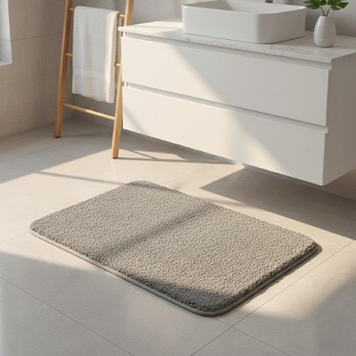 Thick Bathroom Mat - Soft & Non-Slip Comfort