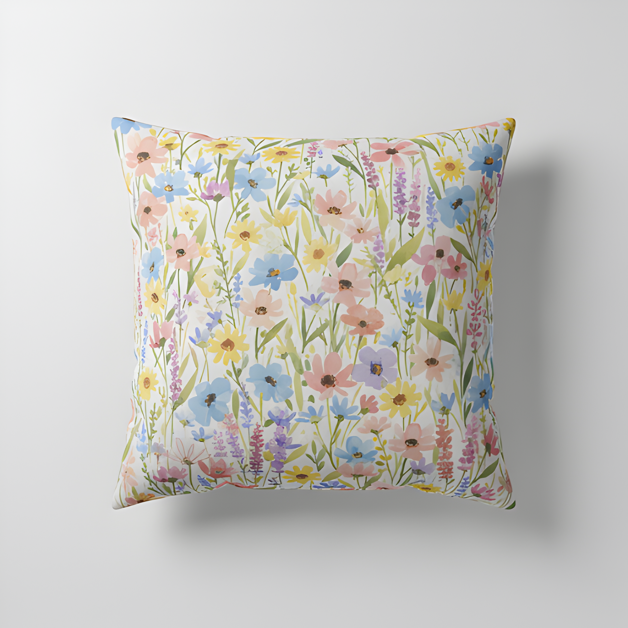 Wildflower Garden Pillow Cover | Cottagecore Style