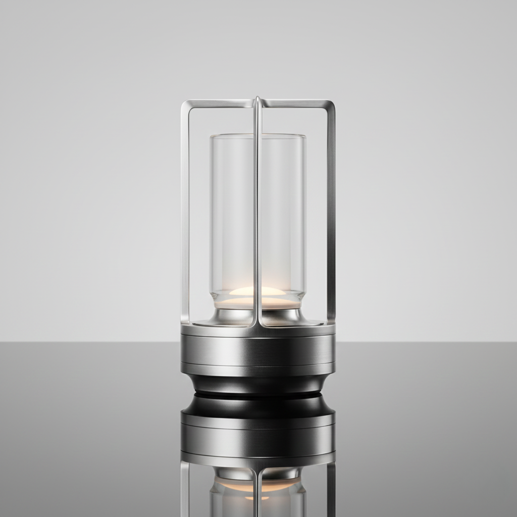 Casa Nordic Crystal Lantern | Minimalist Metal Frame
