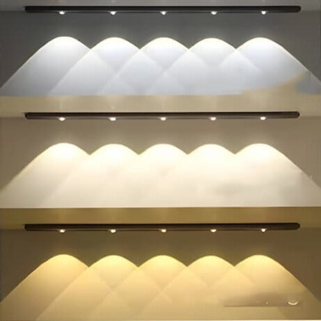 Wireless Led Light With Motion Sensor - 3 Colors Dimmable and Rechargeable