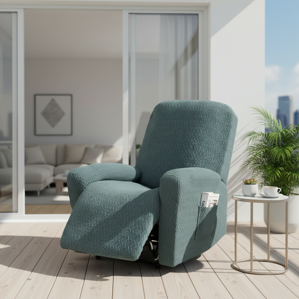 Chair Cover - Juno Fitted Recliner Soft Pocket