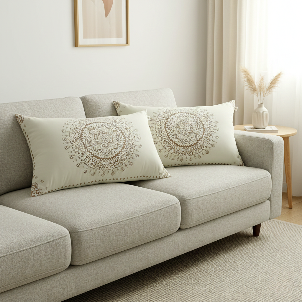 Pillowcases Set | Mandala Soft Cotton Gauze 2 Piece