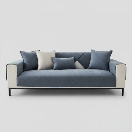 Herringbone Chenille Couch Cover - Stylish Shield for Your Couch