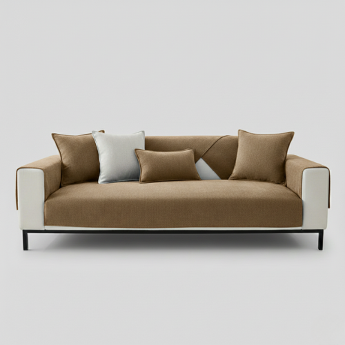 Herringbone Chenille Couch Cover - Stylish Shield for Your Couch