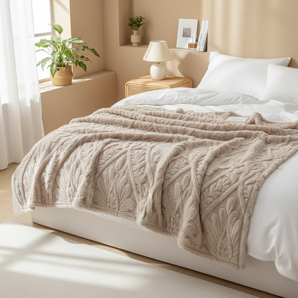 Blanket - Paris Weave Jacquard Fleece