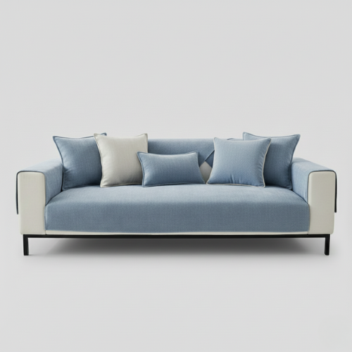 Herringbone Chenille Couch Cover - Stylish Shield for Your Couch