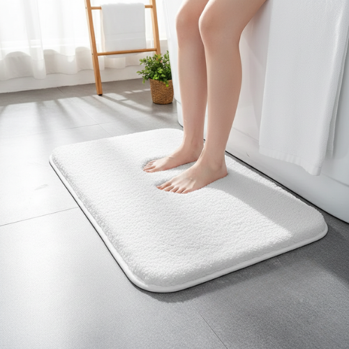 Thick Bathroom Mat - Soft & Non-Slip Comfort
