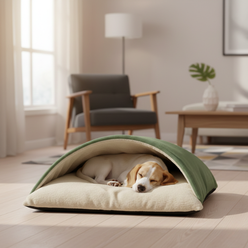 Sleeping Dog Bag - Sofa-Friendly Style