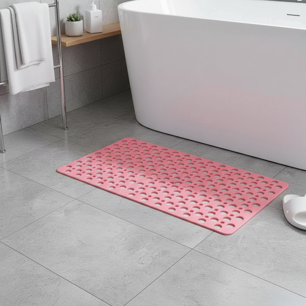 Luxury Hygienic Bath Mat - Non-slip Pebbled Texture for Every Bathroom