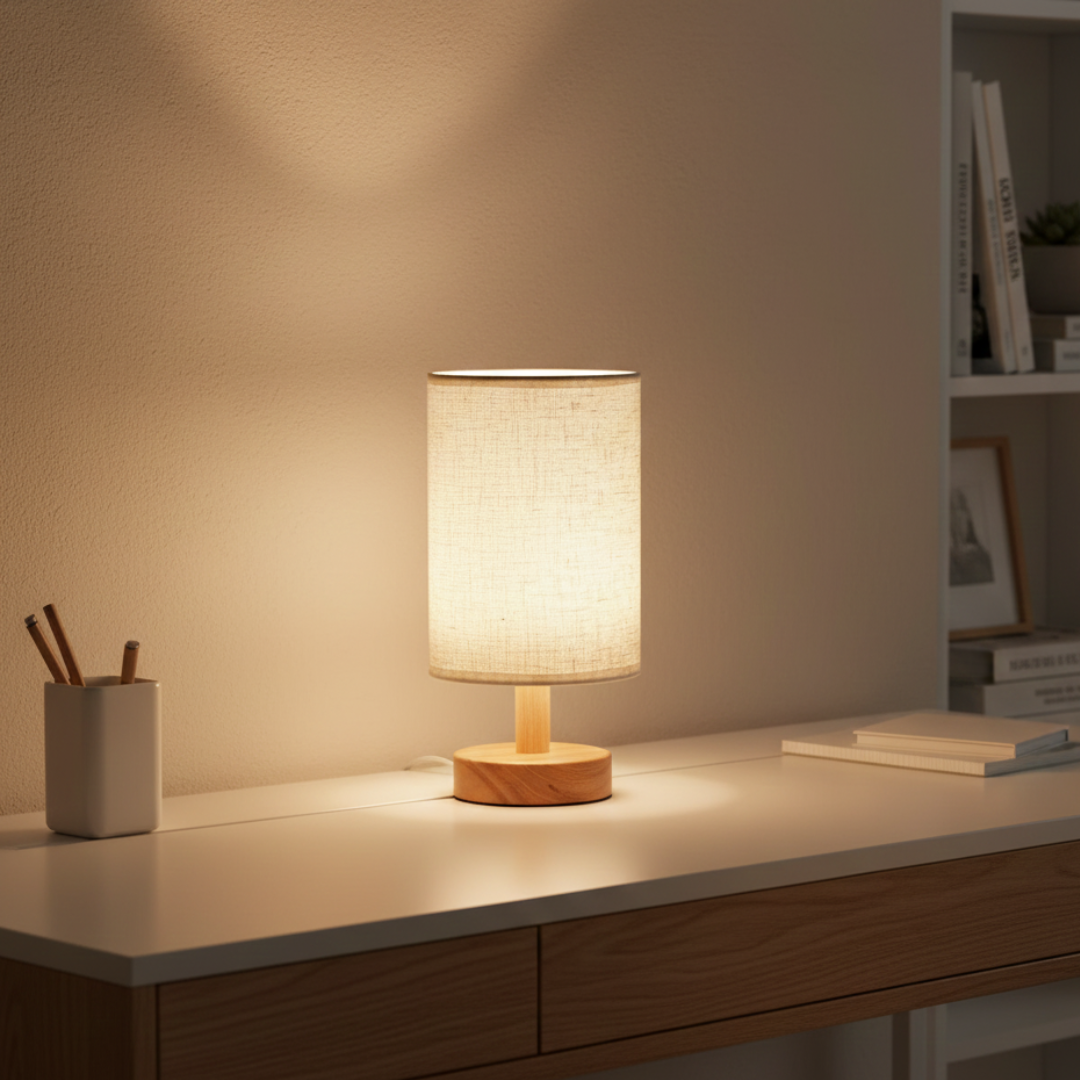Side Table Lamp | Nordic Linen