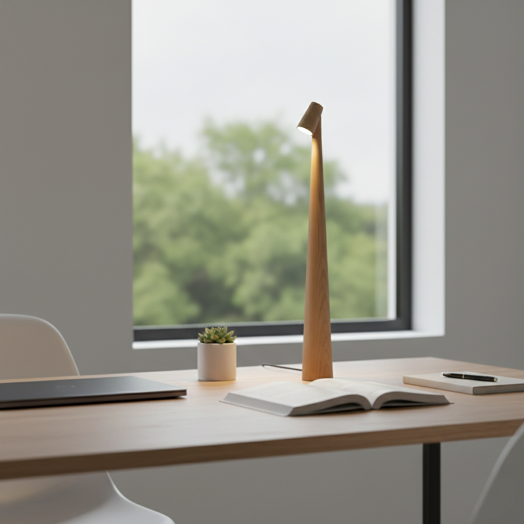 Rechargeable Minimalist Nordic Table Lamp - Warm Light