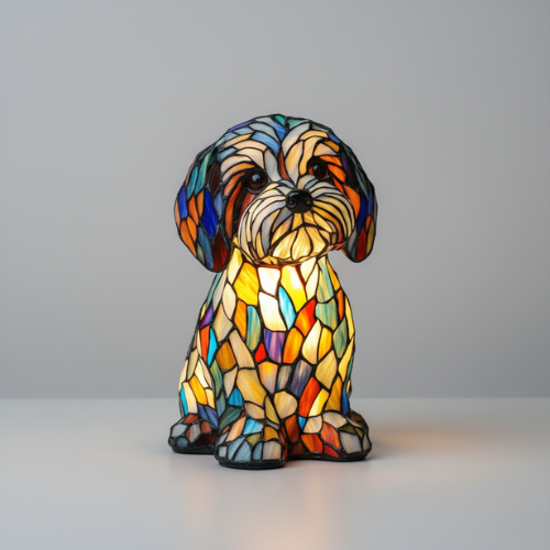 Radiant Mosaic Lamp | Modern Minimalist Accent