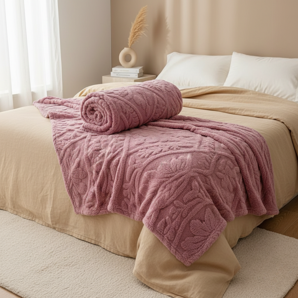 Blanket - Paris Weave Jacquard Fleece