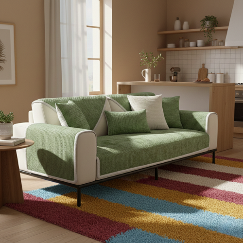 Anti-scratch Sofa Cover | Waterproof Antimicrobial