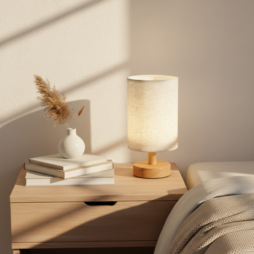 Side Table Lamp | Nordic Linen