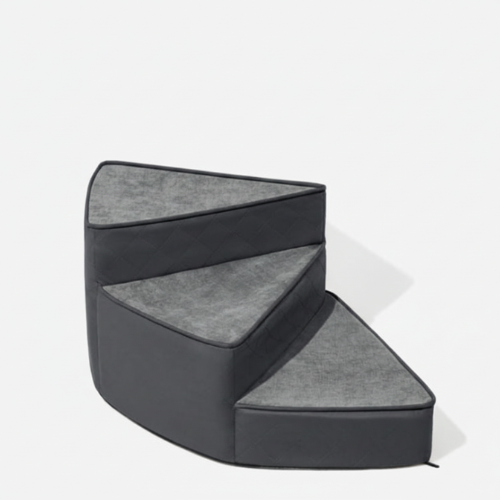 Modern Spiral Pet Stairs - Space-Saving Design