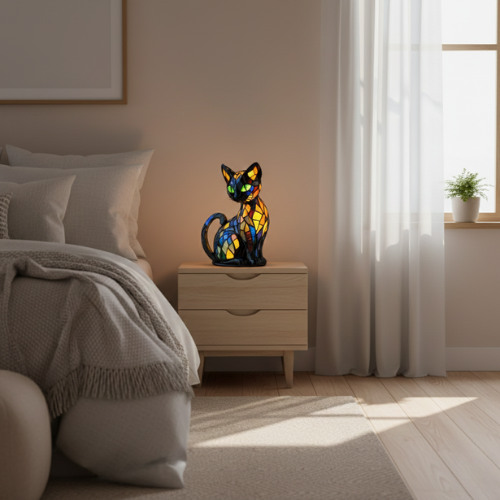 Prism Paws Lamp – Artistic Ambient Glow Lamp