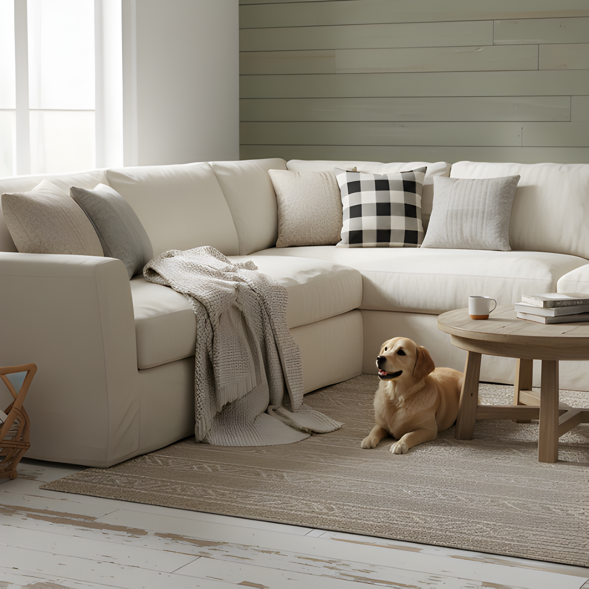 Cozy Farmhouse Plaid Pillow Cover | Black & White