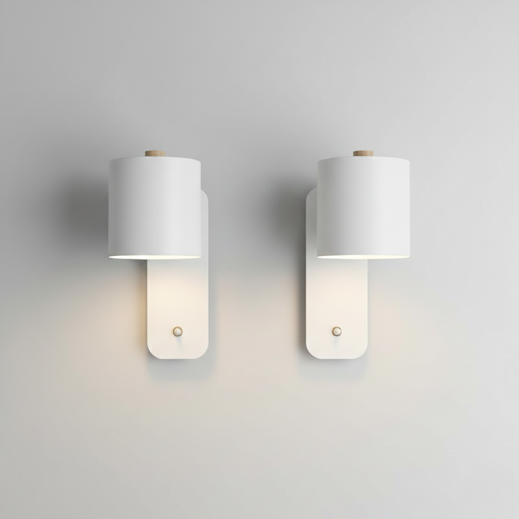 Led Wall Light With Switch - Modern Metal Design for Wall