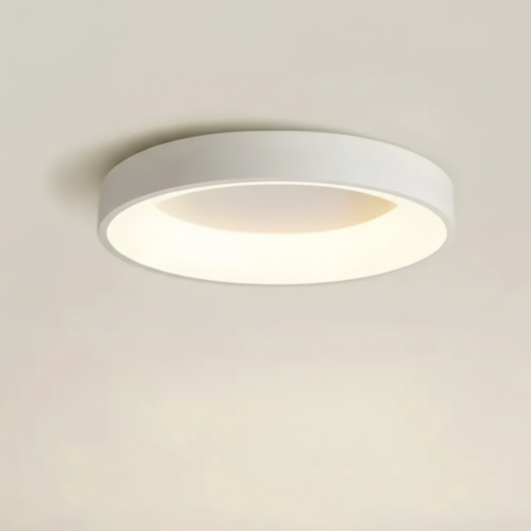 Dimmable Round LED Ceiling Light – Modern Scandinavian Design