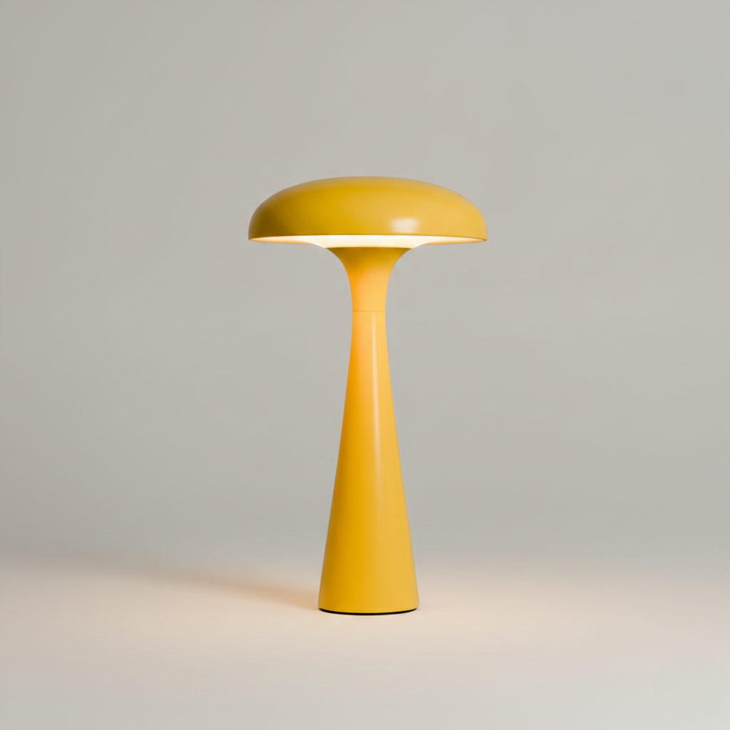 Rechargeable Desk Lamp with Ambient Glow – Ava Jellyfish Design