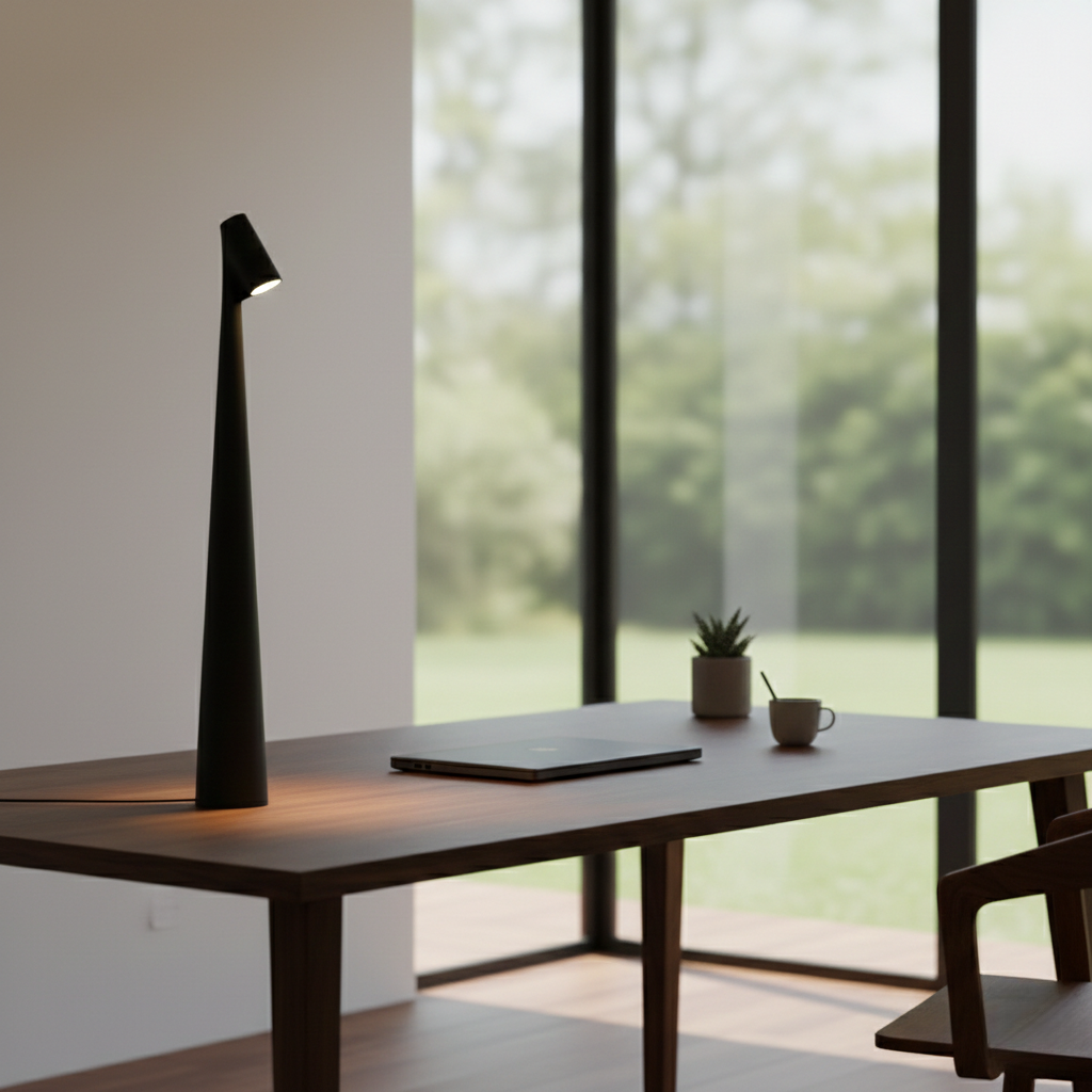 Rechargeable Minimalist Nordic Table Lamp - Warm Light