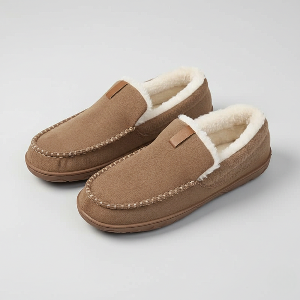 TerraWool Home Loafers – Cozy Natural Material Indoor Slippers