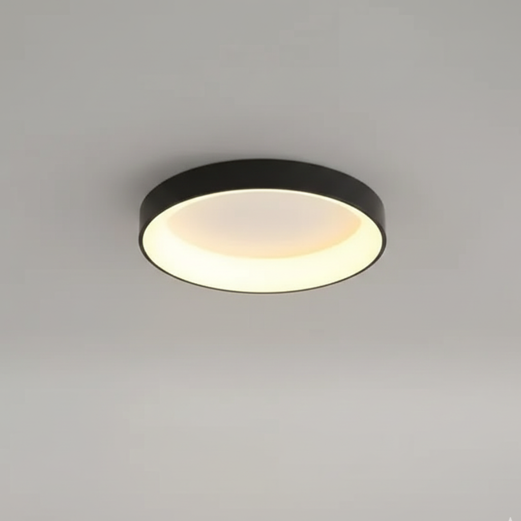 Dimmable Round LED Ceiling Light – Modern Scandinavian Design
