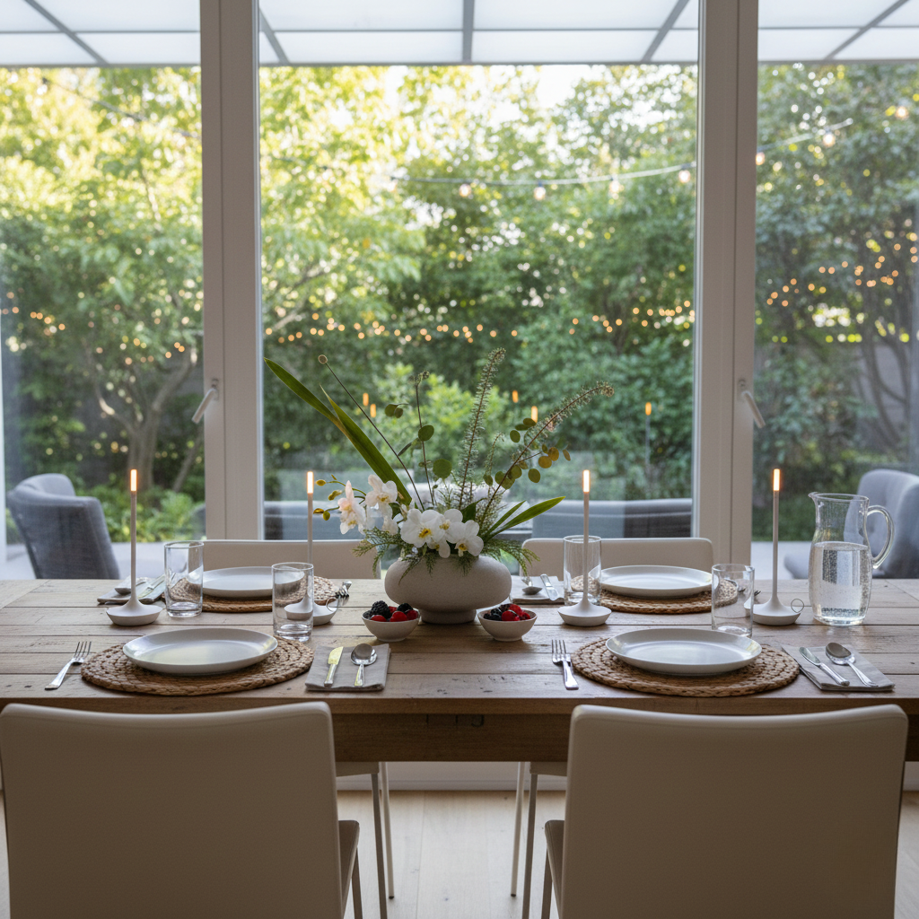 Portable Aluminium Table Lamp with Warm Ambient Light – Cylindrical Design