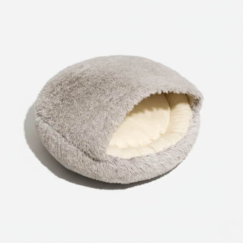 Semi-Enclosed Pet Bed - Cozy Space
