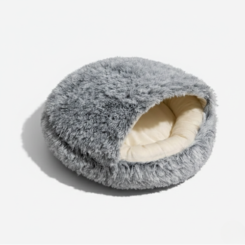 Semi-Enclosed Pet Bed - Cozy Space