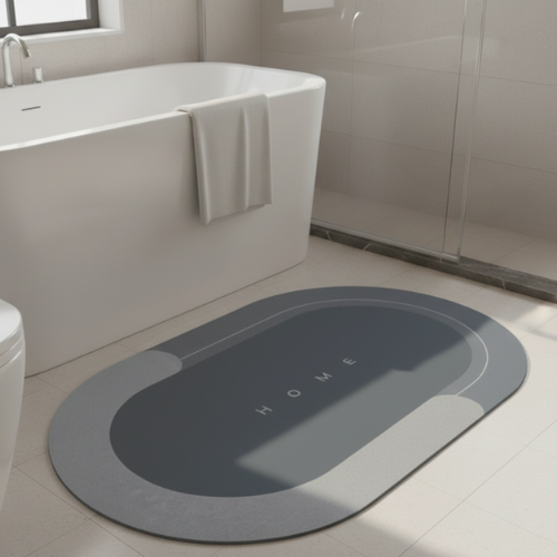 Fast-Dry Bathroom Mat – Instant Absorbent Bath Rug