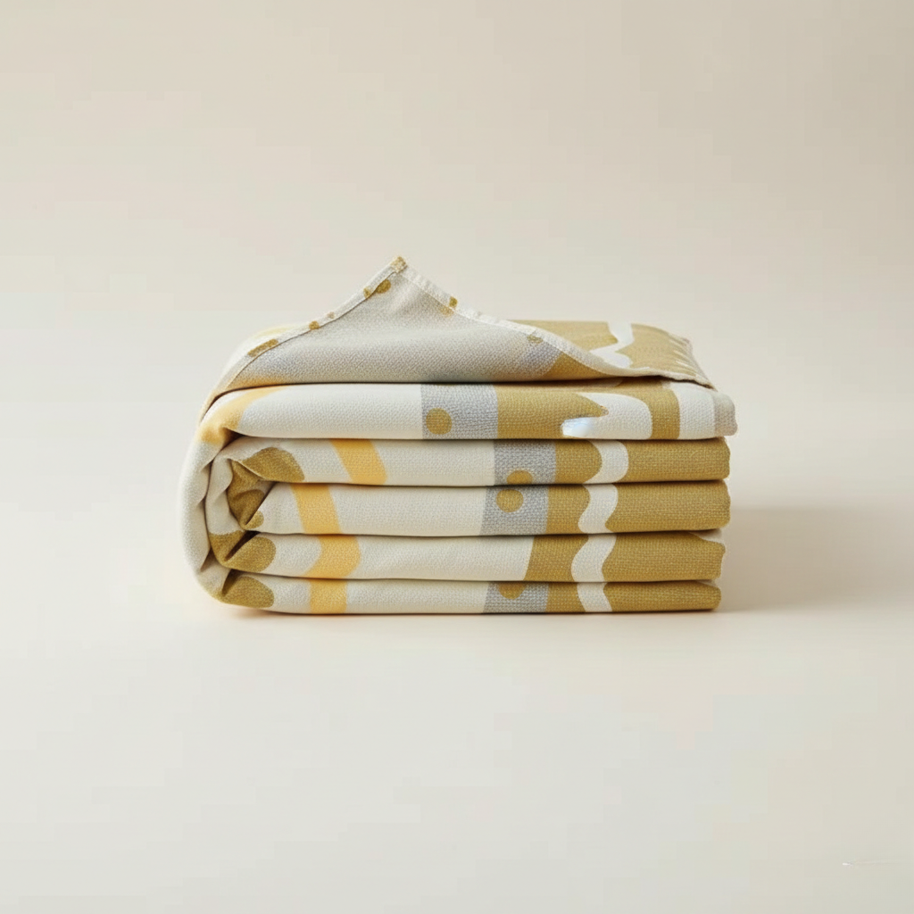 Bohemian Style Sofa Cover - Soft Chenille Reversible for Couch and Living Room