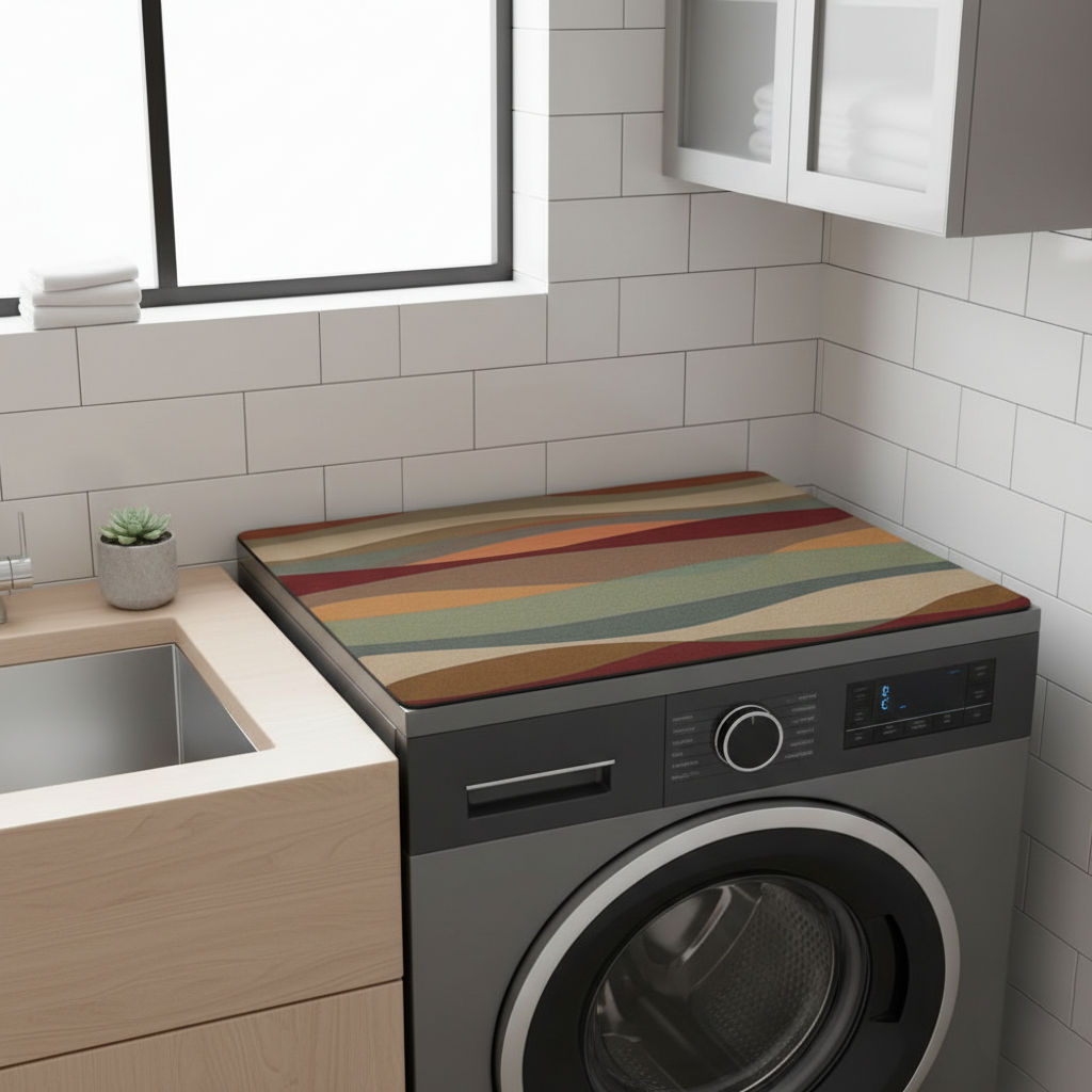 BohoShield Appliance Mat - High-Quality Microfibre for Laundry Machine (50x60)
