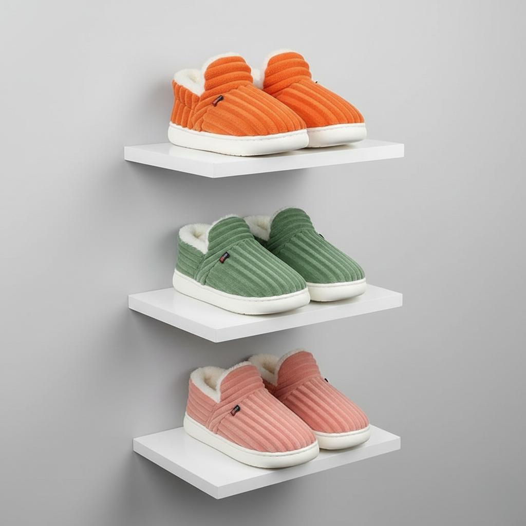 Thermal House Slippers - Warmth and Comfort in Winter for Living Room