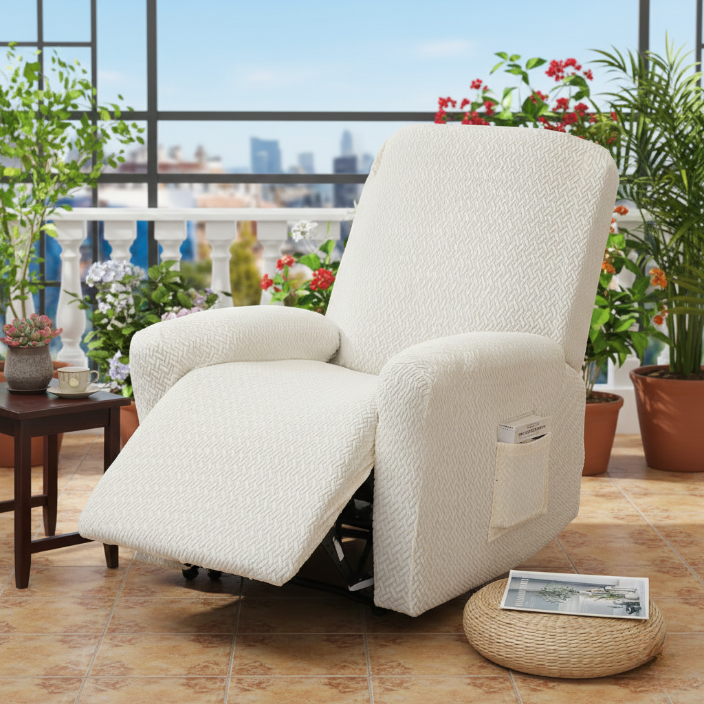 Chair Cover - Juno Fitted Recliner Soft Pocket