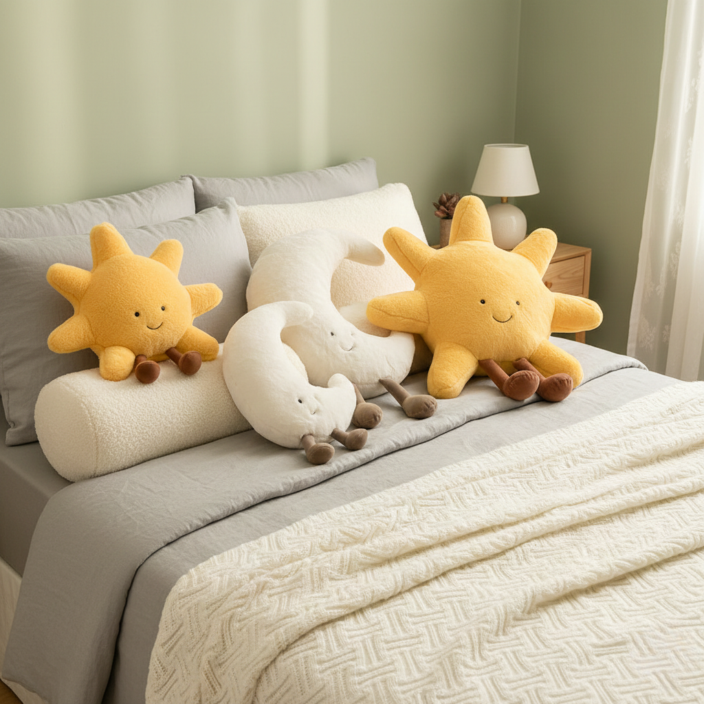 Heavenly Dreams Decorative Pillow – Soft Fabric Comfort Cushion